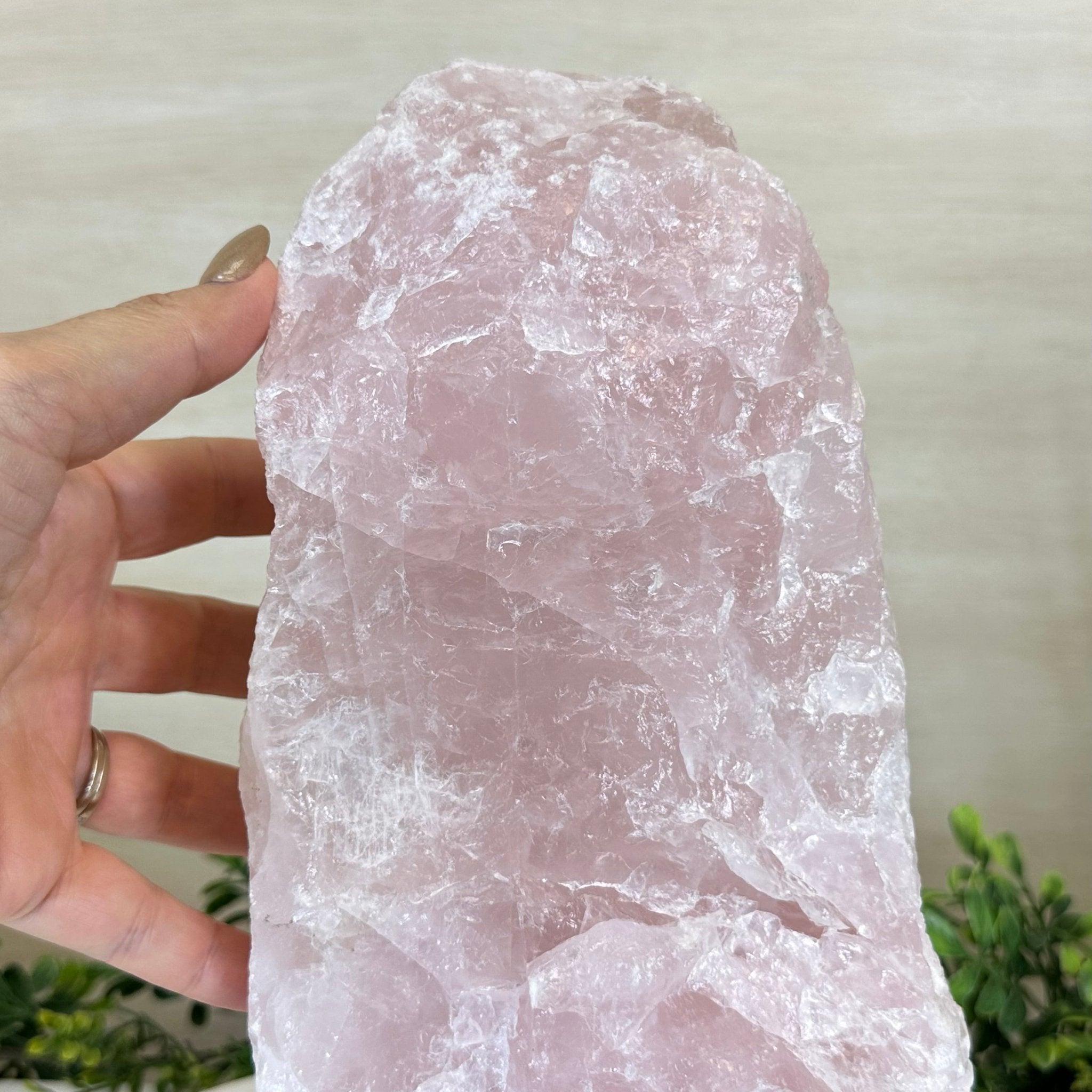 Rough Rose Quartz Freeform Gemstone, 16.5 lbs & 11.3” Tall 3302RQ - 006 - Brazil GemsBrazil GemsRough Rose Quartz Freeform Gemstone, 16.5 lbs & 11.3” Tall 3302RQ - 006Freeform & Unique Shapes3302RQ - 006