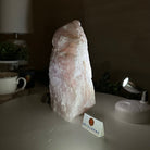 Rough Rose Quartz Freeform Gemstone, 4.8 lbs & 7.8” Tall 3302RQ - 003 - Brazil GemsBrazil GemsRough Rose Quartz Freeform Gemstone, 4.8 lbs & 7.8” Tall 3302RQ - 003Freeform & Unique Shapes3302RQ - 003