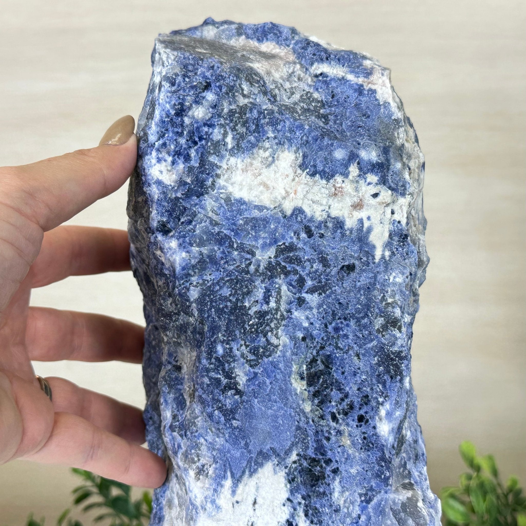 Rough Sodalite Freeform Gemstone, 16.3 lbs & 12.5” Tall 3302SO - 001 - Brazil GemsBrazil GemsRough Sodalite Freeform Gemstone, 16.3 lbs & 12.5” Tall 3302SO - 001Freeform & Unique Shapes3302SO - 001