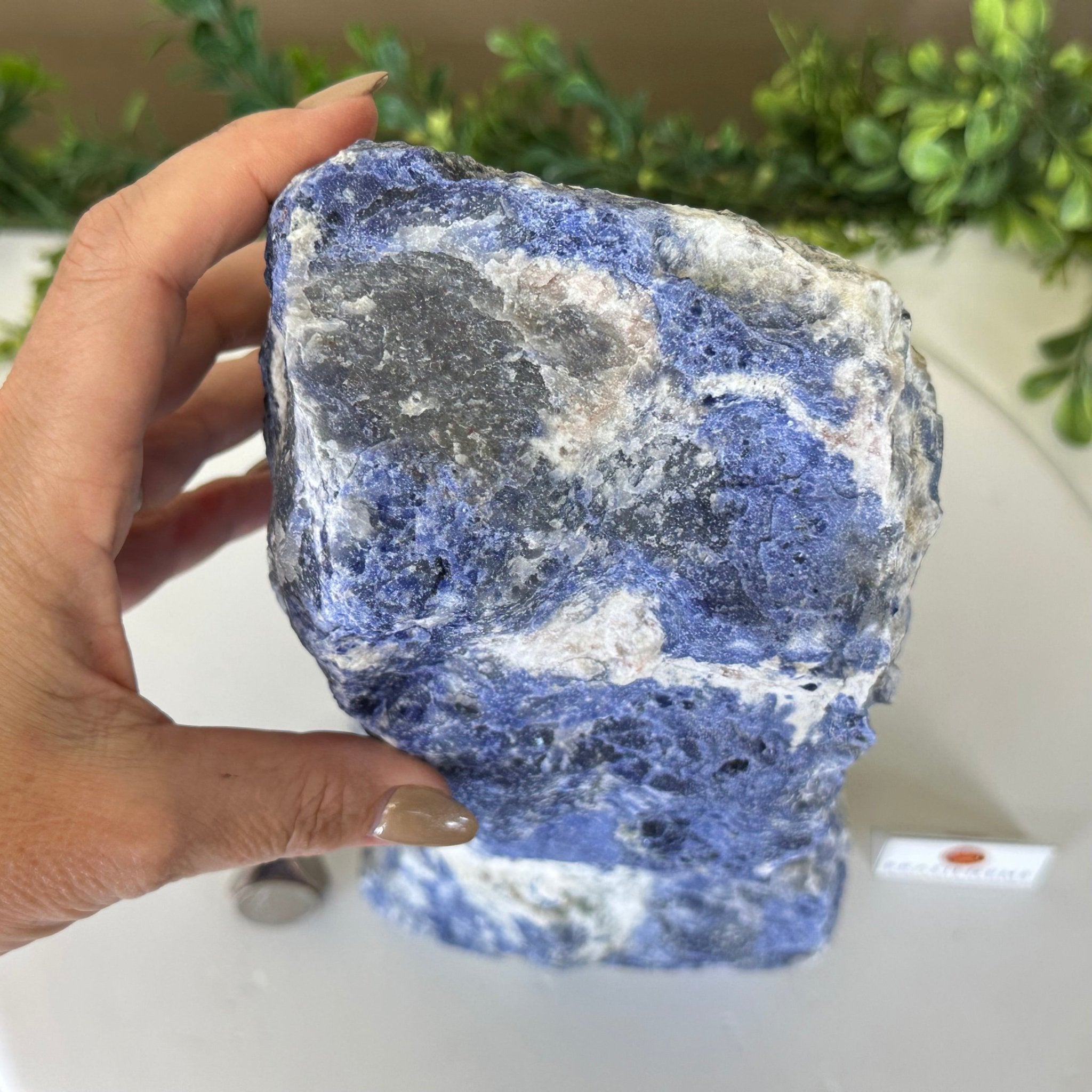 Rough Sodalite Freeform Gemstone, 16.3 lbs & 12.5” Tall 3302SO - 001 - Brazil GemsBrazil GemsRough Sodalite Freeform Gemstone, 16.3 lbs & 12.5” Tall 3302SO - 001Freeform & Unique Shapes3302SO - 001