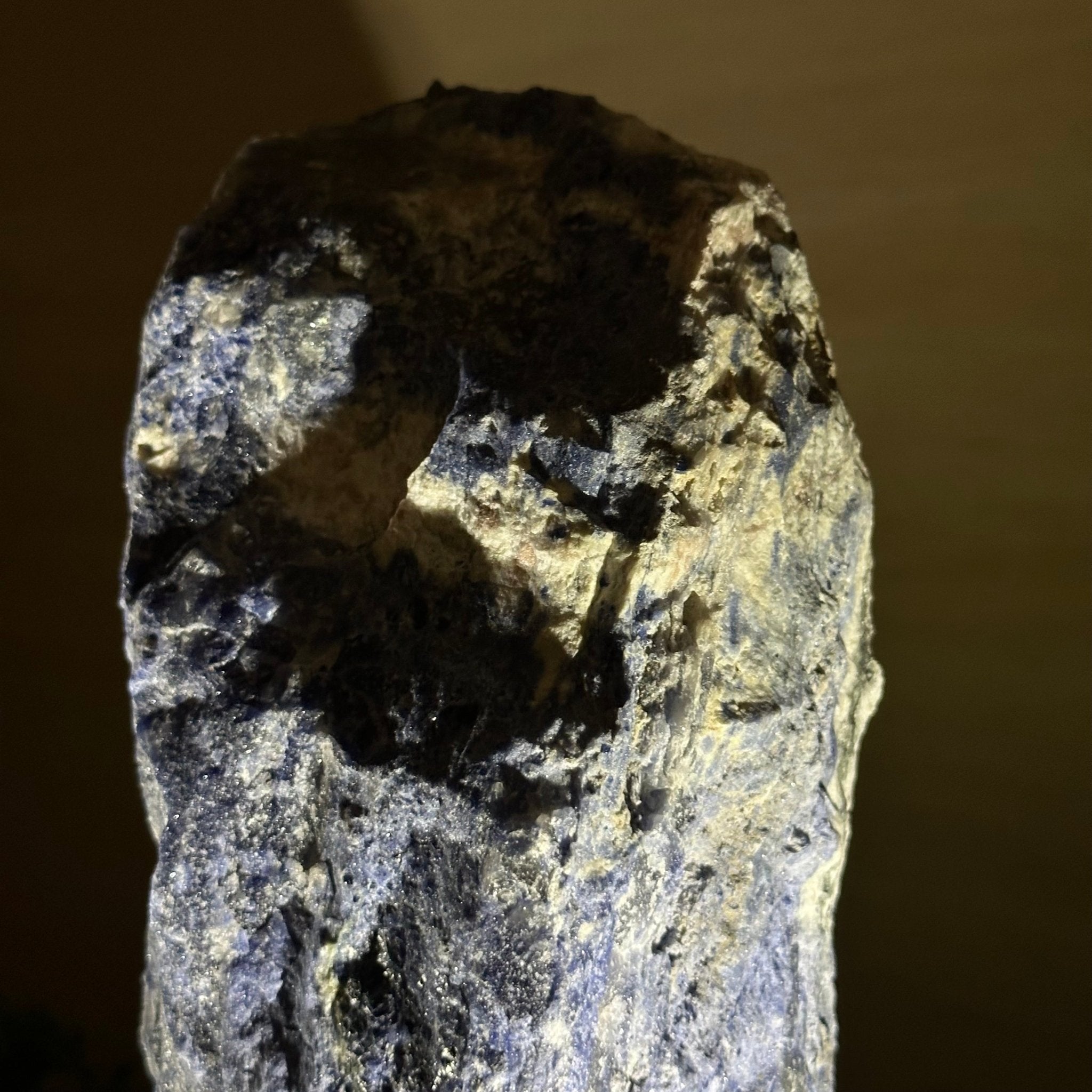 Rough Sodalite Freeform Gemstone, 16.3 lbs & 12.5” Tall 3302SO - 001 - Brazil GemsBrazil GemsRough Sodalite Freeform Gemstone, 16.3 lbs & 12.5” Tall 3302SO - 001Freeform & Unique Shapes3302SO - 001