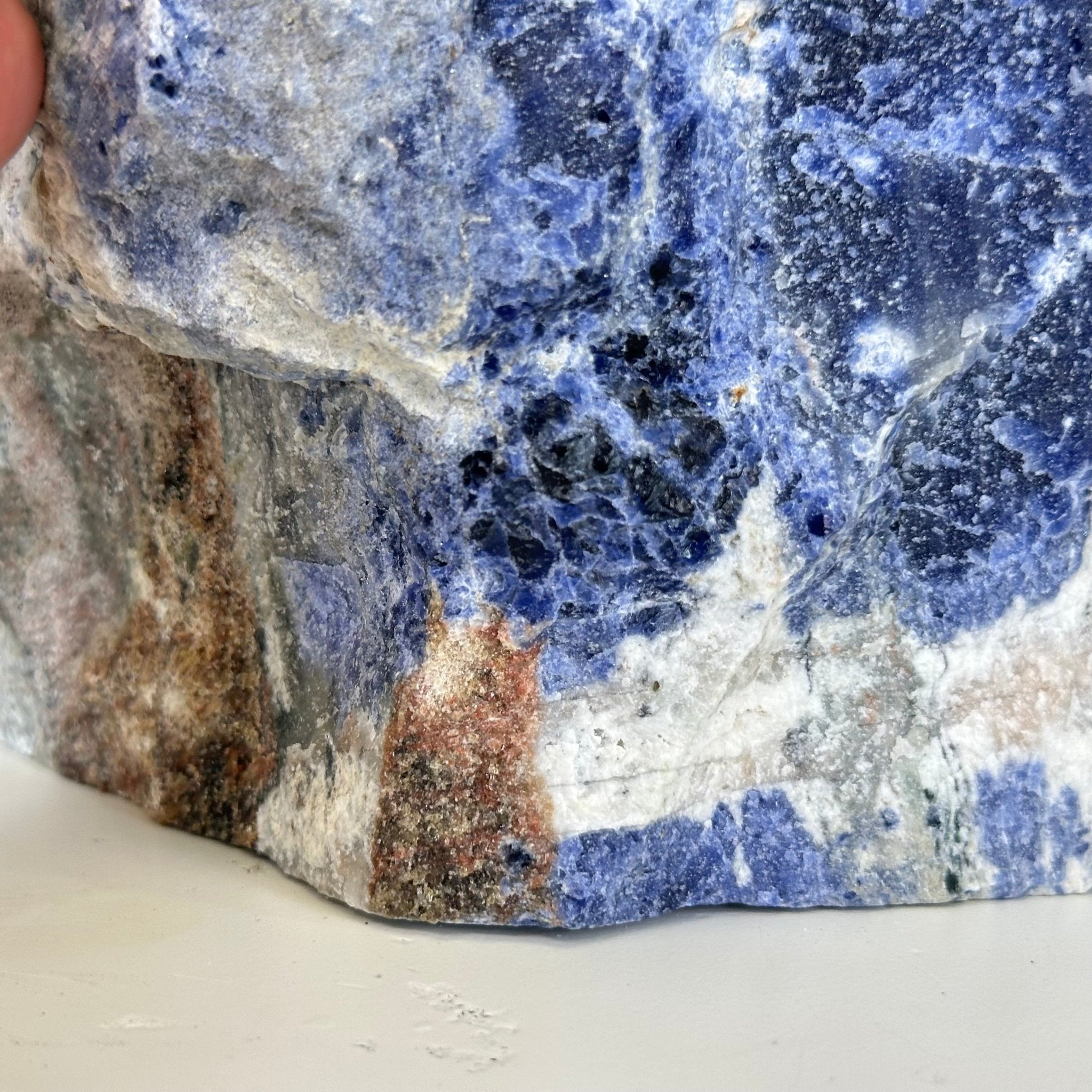 Rough Sodalite Freeform Gemstone, 16.3 lbs & 12.5” Tall 3302SO - 001 - Brazil GemsBrazil GemsRough Sodalite Freeform Gemstone, 16.3 lbs & 12.5” Tall 3302SO - 001Freeform & Unique Shapes3302SO - 001