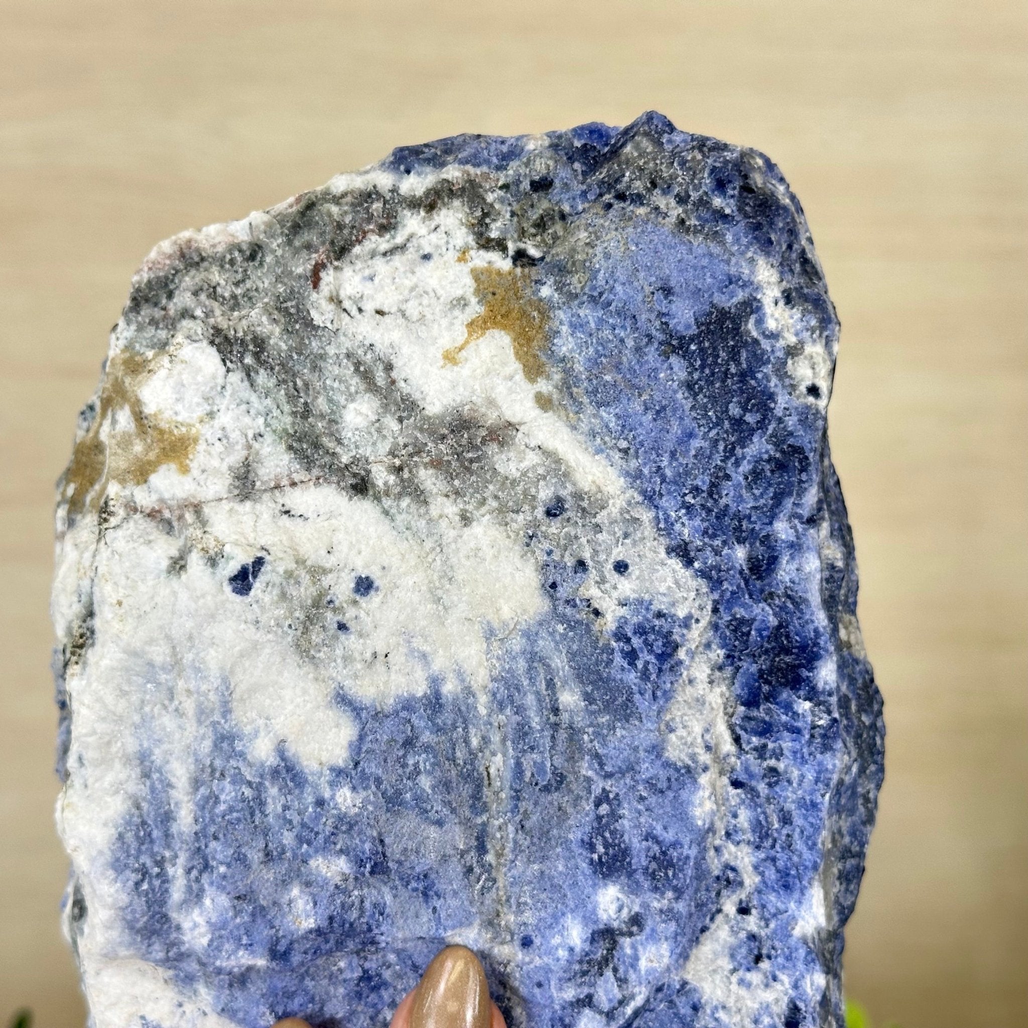 Rough Sodalite Freeform Gemstone, 16.3 lbs & 12.5” Tall 3302SO - 001 - Brazil GemsBrazil GemsRough Sodalite Freeform Gemstone, 16.3 lbs & 12.5” Tall 3302SO - 001Freeform & Unique Shapes3302SO - 001