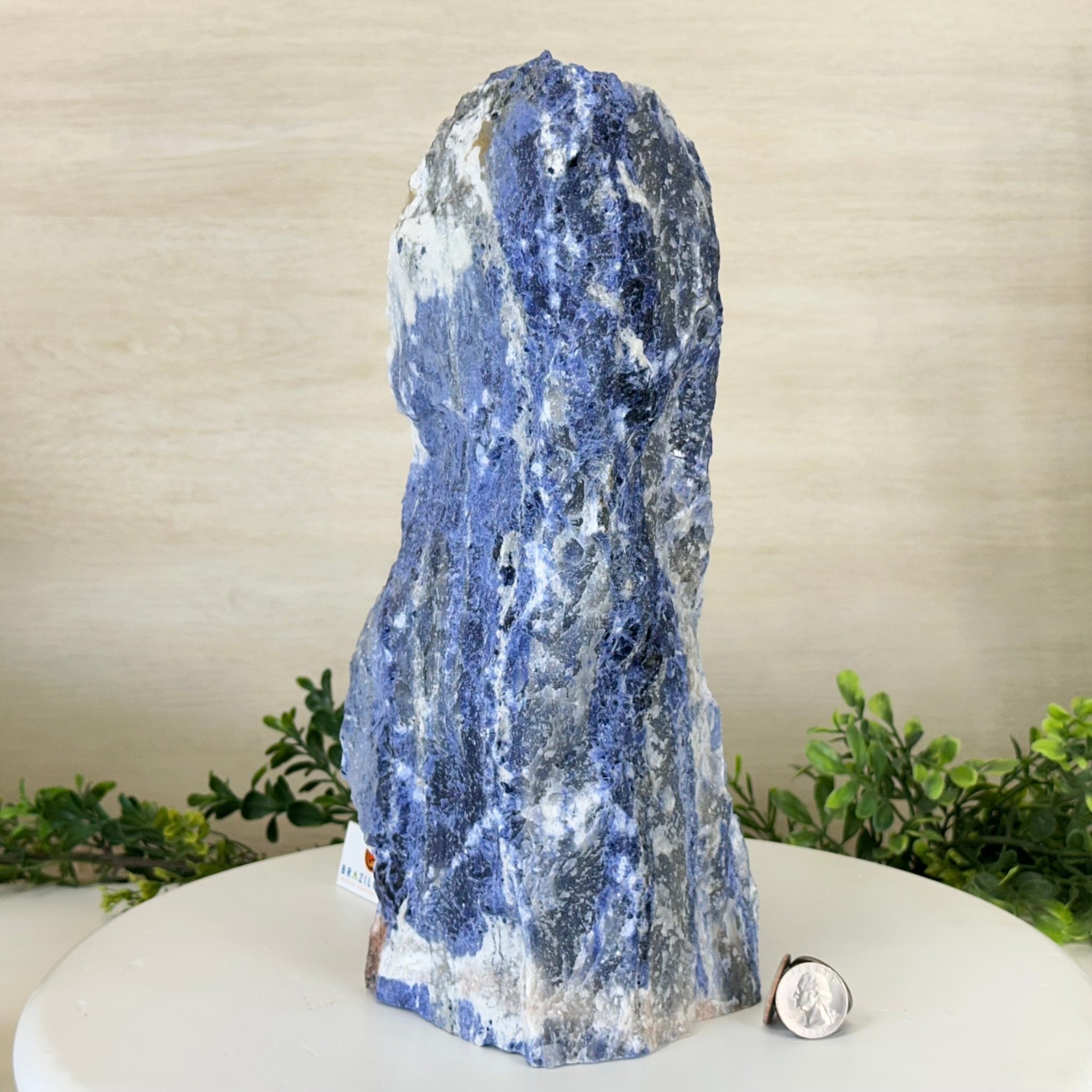 Rough Sodalite Freeform Gemstone, 16.3 lbs & 12.5” Tall 3302SO - 001 - Brazil GemsBrazil GemsRough Sodalite Freeform Gemstone, 16.3 lbs & 12.5” Tall 3302SO - 001Freeform & Unique Shapes3302SO - 001