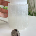 Selenite Tower Crystal Night Light, 3 lbs & 8" Tall 5802ST - 008 - Brazil GemsBrazil GemsSelenite Tower Crystal Night Light, 3 lbs & 8" Tall 5802ST - 008Night Lights5802ST - 008