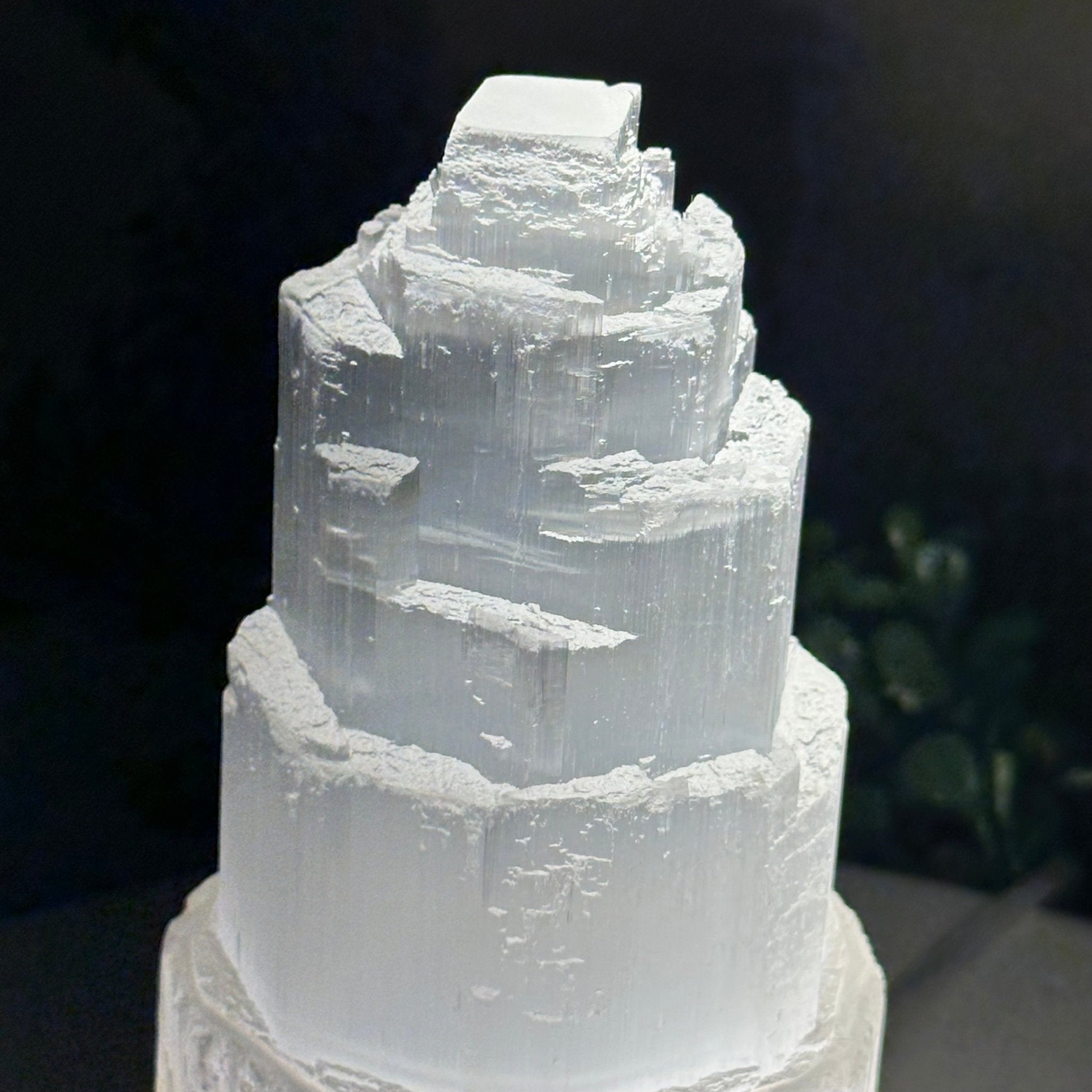 Selenite Tower Crystal Night Light, 3.2 lbs & 7.9" Tall 5802ST - 012 - Brazil GemsBrazil GemsSelenite Tower Crystal Night Light, 3.2 lbs & 7.9" Tall 5802ST - 012Night Lights5802ST - 012