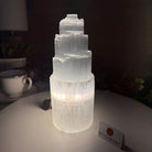 Selenite Tower Crystal Night Light, 3.3 lbs & 7.9" Tall 5802ST - 015 - Brazil GemsBrazil GemsSelenite Tower Crystal Night Light, 3.3 lbs & 7.9" Tall 5802ST - 015Night Lights5802ST - 015
