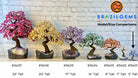 Set of 10 units - 5" Tall Handmade Gemstone Trees on an Amethyst Cluster base, 35 Total Gems, 12 Gem Options, Model #W5401-10 by Brazil Gems - Brazil GemsBrazil GemsSet of 10 units - 5" Tall Handmade Gemstone Trees on an Amethyst Cluster base, 35 Total Gems, 12 Gem Options, Model #W5401-10 by Brazil GemsGemstone Trees-WHW5401-10