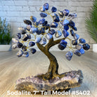 Set of 10 units - 7" Tall Handmade Gemstone Tree on an Amethyst Cluster base, 60 Total Gems, 12 Gem Options, Model #W5402-10 by Brazil Gems - Brazil GemsBrazil GemsSet of 10 units - 7" Tall Handmade Gemstone Tree on an Amethyst Cluster base, 60 Total Gems, 12 Gem Options, Model #W5402-10 by Brazil GemsGemstone Trees-WHW5402-10