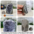 Small Amethyst Crystal Clusters w/ flat base, Many Options #5611 - Brazil GemsBrazil GemsSmall Amethyst Crystal Clusters w/ flat base, Many Options #5611Small Clusters with Flat Bases5611-0250