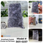 Small Amethyst Crystal Clusters w/ flat base, Many Options #5611 - Brazil GemsBrazil GemsSmall Amethyst Crystal Clusters w/ flat base, Many Options #5611Small Clusters with Flat Bases5611-0257