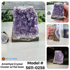 Small Amethyst Crystal Clusters w/ flat base, Many Options #5611 - Brazil GemsBrazil GemsSmall Amethyst Crystal Clusters w/ flat base, Many Options #5611Small Clusters with Flat Bases5611-0258