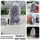 Small Amethyst Crystal Clusters w/ flat base, Many Options #5611 - Brazil GemsBrazil GemsSmall Amethyst Crystal Clusters w/ flat base, Many Options #5611Small Clusters with Flat Bases5611-0259