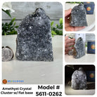 Small Amethyst Crystal Clusters w/ flat base, Many Options #5611 - Brazil GemsBrazil GemsSmall Amethyst Crystal Clusters w/ flat base, Many Options #5611Small Clusters with Flat Bases5611-0262