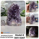 Small Amethyst Crystal Clusters w/ flat base, Many Options #5611 - Brazil GemsBrazil GemsSmall Amethyst Crystal Clusters w/ flat base, Many Options #5611Small Clusters with Flat Bases5611-0267