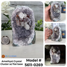 Small Amethyst Crystal Clusters w/ flat base, Many Options #5611 - Brazil GemsBrazil GemsSmall Amethyst Crystal Clusters w/ flat base, Many Options #5611Small Clusters with Flat Bases5611-0269