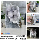 Small Amethyst Crystal Clusters w/ flat base, Many Options #5611 - Brazil GemsBrazil GemsSmall Amethyst Crystal Clusters w/ flat base, Many Options #5611Small Clusters with Flat Bases5611-0272