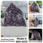 Small Amethyst Crystal Clusters w/ flat base, Many Options #5611 - Brazil GemsBrazil GemsSmall Amethyst Crystal Clusters w/ flat base, Many Options #5611Small Clusters with Flat Bases5611-0273