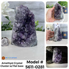 Small Amethyst Crystal Clusters w/ flat base, Many Options #5611 - Brazil GemsBrazil GemsSmall Amethyst Crystal Clusters w/ flat base, Many Options #5611Small Clusters with Flat Bases5611-0281