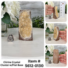 Small Citrine Crystal Cluster w/ flat base, Various Options #5612 - Brazil GemsBrazil GemsSmall Citrine Crystal Cluster w/ flat base, Various Options #5612Small Clusters with Flat Bases5612-0130