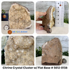 Small Citrine Crystal Cluster w/ flat base, Various Options #5612 - Brazil GemsBrazil GemsSmall Citrine Crystal Cluster w/ flat base, Various Options #5612Small Clusters with Flat Bases5612-0138