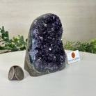 Small Extra Plus Quality Amethyst Cluster Flat Base, 4.7" Tall 5611 - 0924 - Brazil GemsBrazil GemsSmall Extra Plus Quality Amethyst Cluster Flat Base, 4.7" Tall 5611 - 0924Small Clusters with Flat Bases5611 - 0924