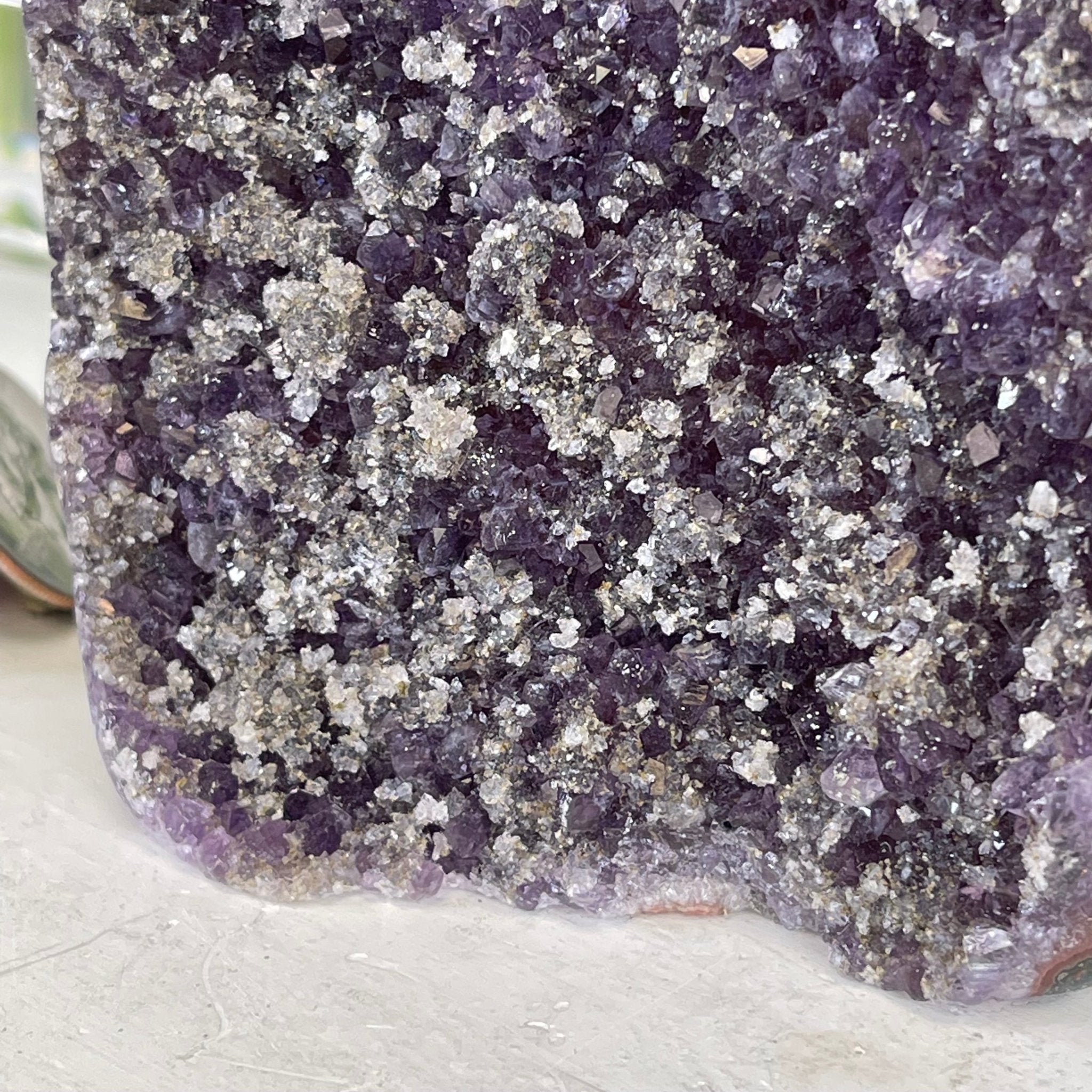 Small Extra Plus Quality Amethyst Cluster w/ flat bottom, 7.25" Tall #5611 - 0470 - Brazil GemsBrazil GemsSmall Extra Plus Quality Amethyst Cluster w/ flat bottom, 7.25" Tall #5611 - 0470Small Clusters with Flat Bases5611 - 0470