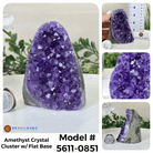 Small Extra Plus Quality Amethyst Crystal Cluster w/ flat base, Various Options #5611 - Brazil GemsBrazil GemsSmall Extra Plus Quality Amethyst Crystal Cluster w/ flat base, Various Options #5611Small Clusters with Flat Bases5611 - 0851