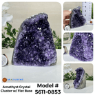 Small Extra Plus Quality Amethyst Crystal Cluster w/ flat base, Various Options #5611 - Brazil GemsBrazil GemsSmall Extra Plus Quality Amethyst Crystal Cluster w/ flat base, Various Options #5611Small Clusters with Flat Bases5611 - 0853