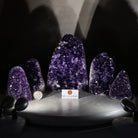 Small Extra Plus Quality Amethyst Crystal Cluster w/ flat base, Various Options #5611 - Brazil GemsBrazil GemsSmall Extra Plus Quality Amethyst Crystal Cluster w/ flat base, Various Options #5611Small Clusters with Flat Bases5611 - 0846