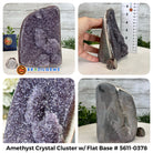 Small Extra Quality Amethyst Crystal Cluster w/ flat base, Various Options #5611EQ - Brazil GemsBrazil GemsSmall Extra Quality Amethyst Crystal Cluster w/ flat base, Various Options #5611EQSmall Clusters with Flat Bases5611-0378