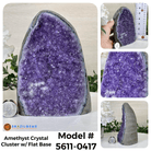 Small Extra Quality Amethyst Crystal Cluster w/ flat base, Various Options #5611EQ - Brazil GemsBrazil GemsSmall Extra Quality Amethyst Crystal Cluster w/ flat base, Various Options #5611EQSmall Clusters with Flat Bases5611 - 0417