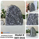 Small Extra Quality Amethyst Crystal Cluster w/ flat base, Various Options #5611EQ - Brazil GemsBrazil GemsSmall Extra Quality Amethyst Crystal Cluster w/ flat base, Various Options #5611EQSmall Clusters with Flat Bases5611 - 0412