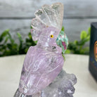 Small Hand - Carved Amethyst Cockatoo on an Amethyst Base, #3002 - AMCAM - 006 - Brazil GemsBrazil GemsSmall Hand - Carved Amethyst Cockatoo on an Amethyst Base, #3002 - AMCAM - 006Crystal Birds3002 - AMCAM - 006