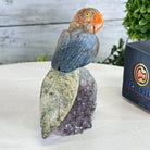 Small Hand - Carved Orange Apatite Parrot on an Amethyst Base, #3002 - OPPAM - 026 - Brazil GemsBrazil GemsSmall Hand - Carved Orange Apatite Parrot on an Amethyst Base, #3002 - OPPAM - 026Crystal Birds3002 - OPPAM - 026