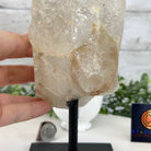 Smoky Quartz Crystal Point on a Metal Stand, 9.8" Tall Model #3122SQ-009 by Brazil Gems - Brazil GemsBrazil GemsSmoky Quartz Crystal Point on a Metal Stand, 9.8" Tall Model #3122SQ-009 by Brazil GemsCrystal Points3122SQ-009