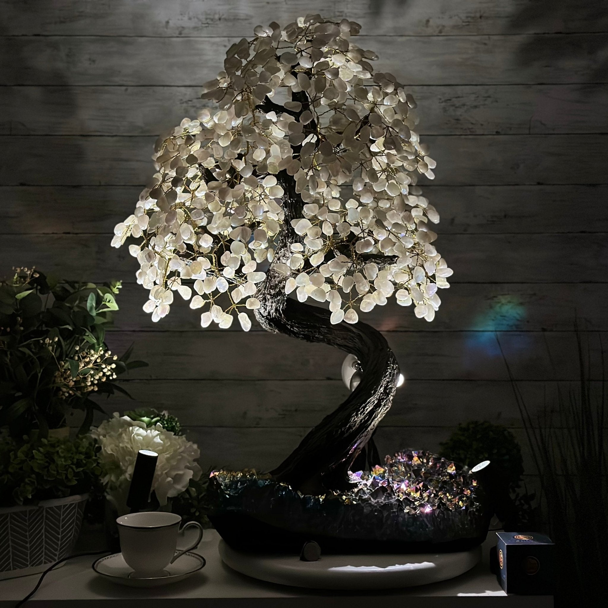 Shop Handmade Milky Quartz Gemstone Trees - Brazil Gems Shop Handmade Milky Quartz Gemstone Trees - Brazil Gems