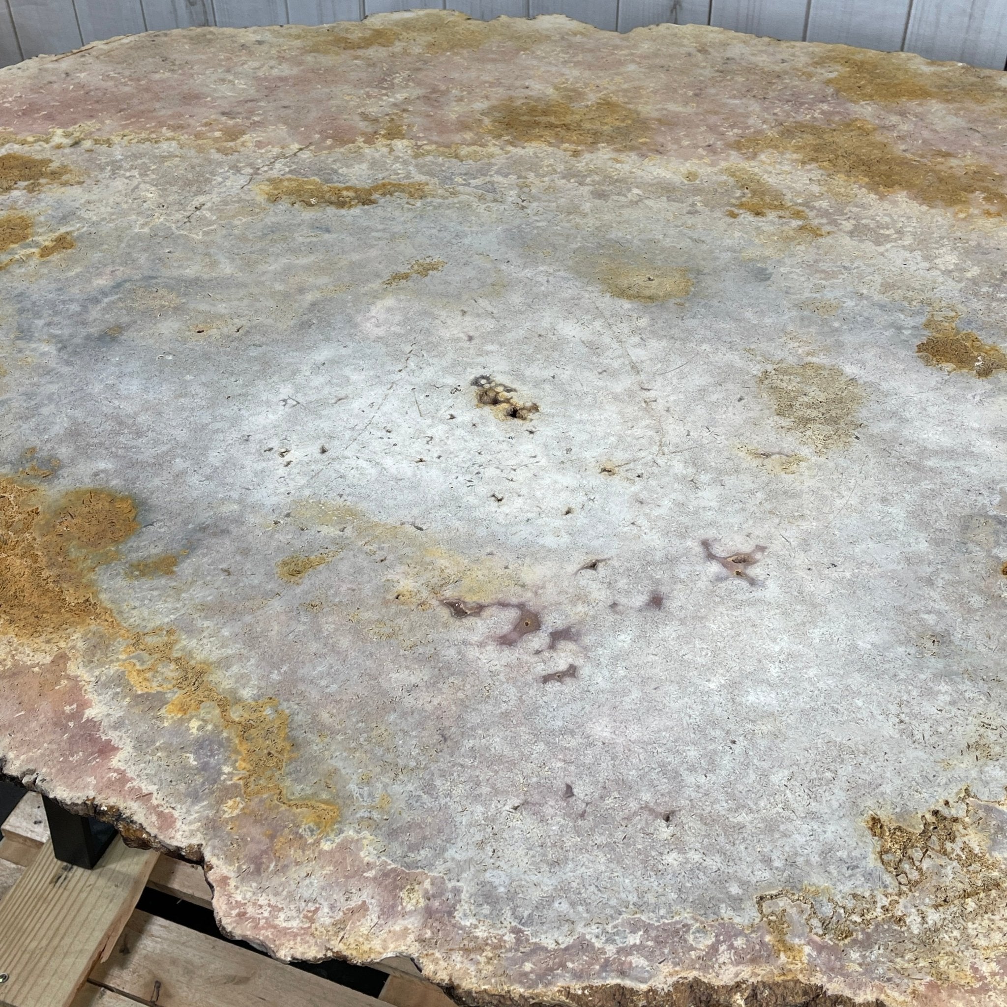 Special Pink Amethyst Dining/Conference Room Table Super Quality, 992.3 lbs & 58.8" long #1380-0001 - Brazil GemsBrazil GemsSpecial Pink Amethyst Dining/Conference Room Table Super Quality, 992.3 lbs & 58.8" long #1380-0001Tables: Dining1380-0001