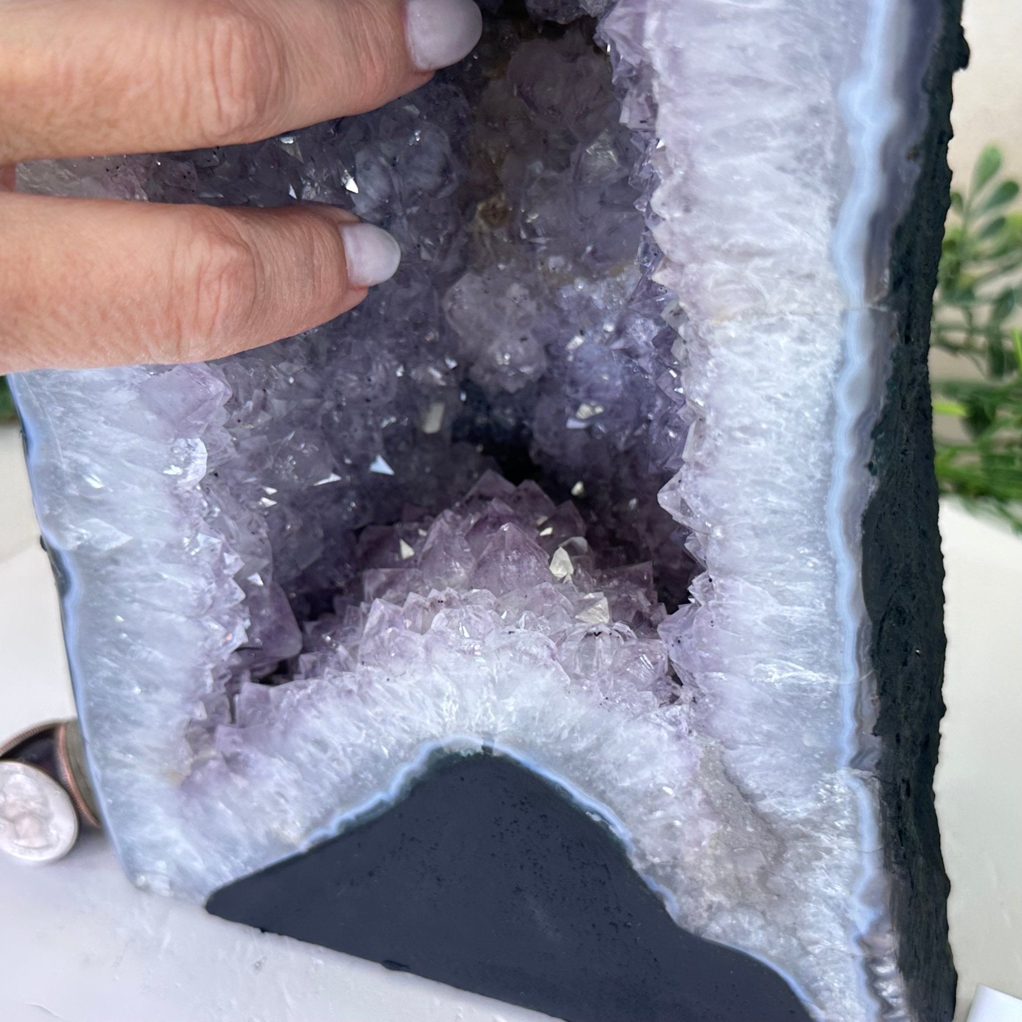 Standard Plus Quality Amethyst Cathedral, 15.8 lbs & 12.7" Tall #5601 - 1245 - Brazil GemsBrazil GemsStandard Plus Quality Amethyst Cathedral, 15.8 lbs & 12.7" Tall #5601 - 1245Cathedrals5601 - 1245