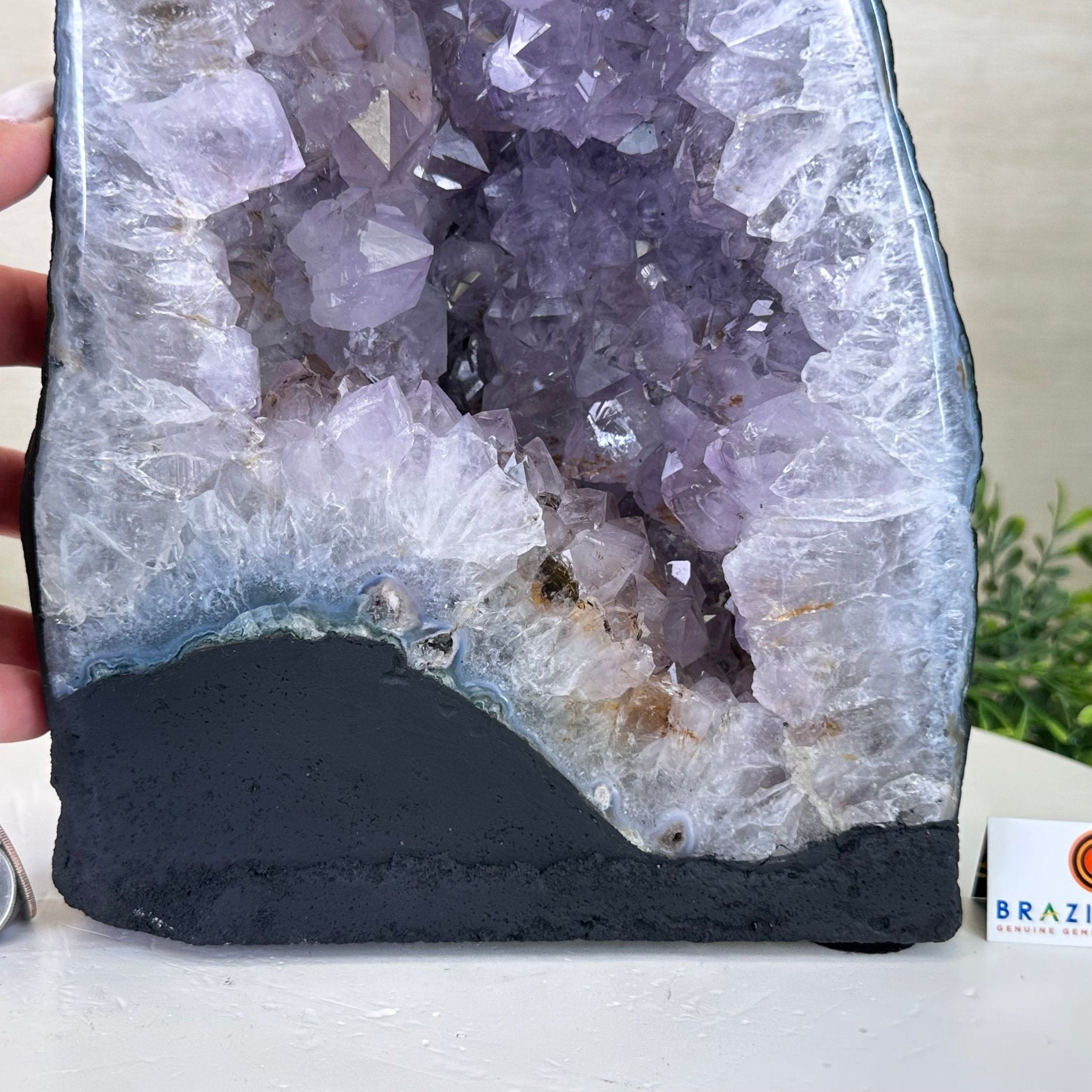 Standard Plus Quality Amethyst Cathedral, 16.1 lbs & 10.9" Tall #5601 - 1246 - Brazil GemsBrazil GemsStandard Plus Quality Amethyst Cathedral, 16.1 lbs & 10.9" Tall #5601 - 1246Cathedrals5601 - 1246