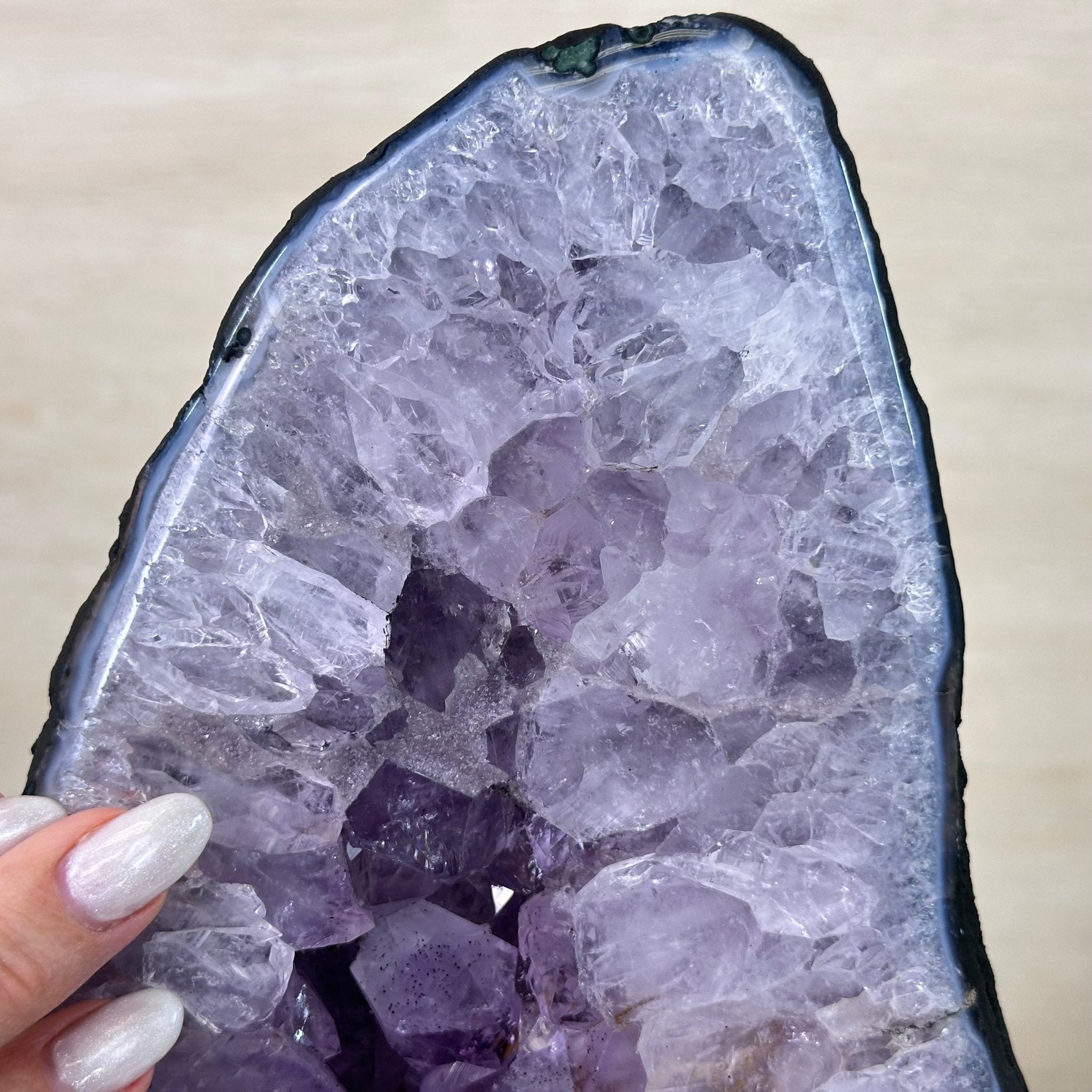 Standard Plus Quality Amethyst Cathedral, 16.6 lbs & 12.1" Tall #5601 - 1247 - Brazil GemsBrazil GemsStandard Plus Quality Amethyst Cathedral, 16.6 lbs & 12.1" Tall #5601 - 1247Cathedrals5601 - 1247