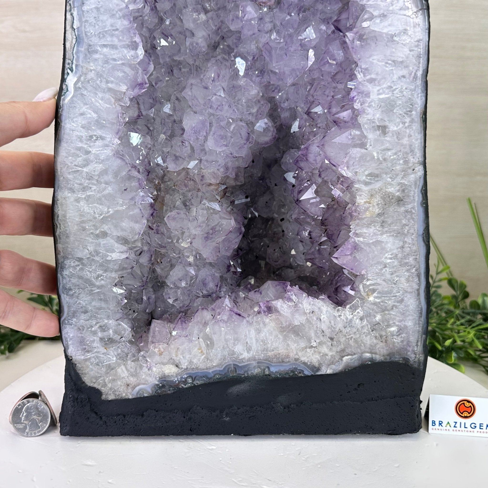 Standard Plus Quality Amethyst Cathedral, 37.1 lbs & 16.6" Tall #5601 - 1255 - Brazil GemsBrazil GemsStandard Plus Quality Amethyst Cathedral, 37.1 lbs & 16.6" Tall #5601 - 1255Cathedrals5601 - 1255