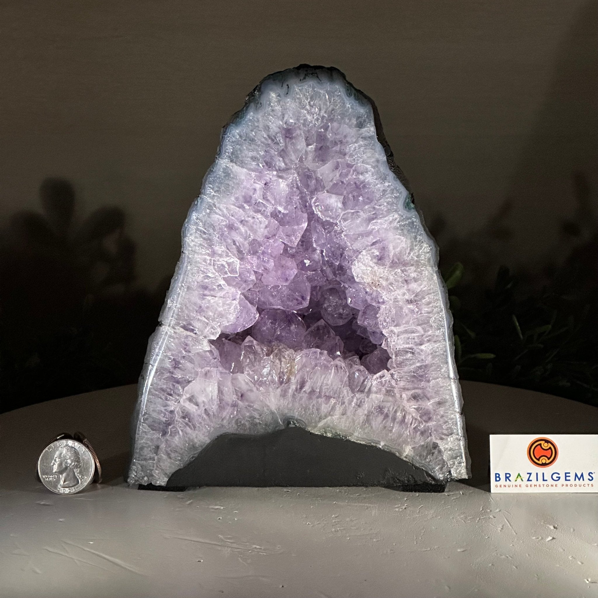 Standard Plus Quality Amethyst Cathedral, 6.1 lbs & 7.3" Tall #5601 - 1192 - Brazil GemsBrazil GemsStandard Plus Quality Amethyst Cathedral, 6.1 lbs & 7.3" Tall #5601 - 1192Cathedrals5601 - 1192