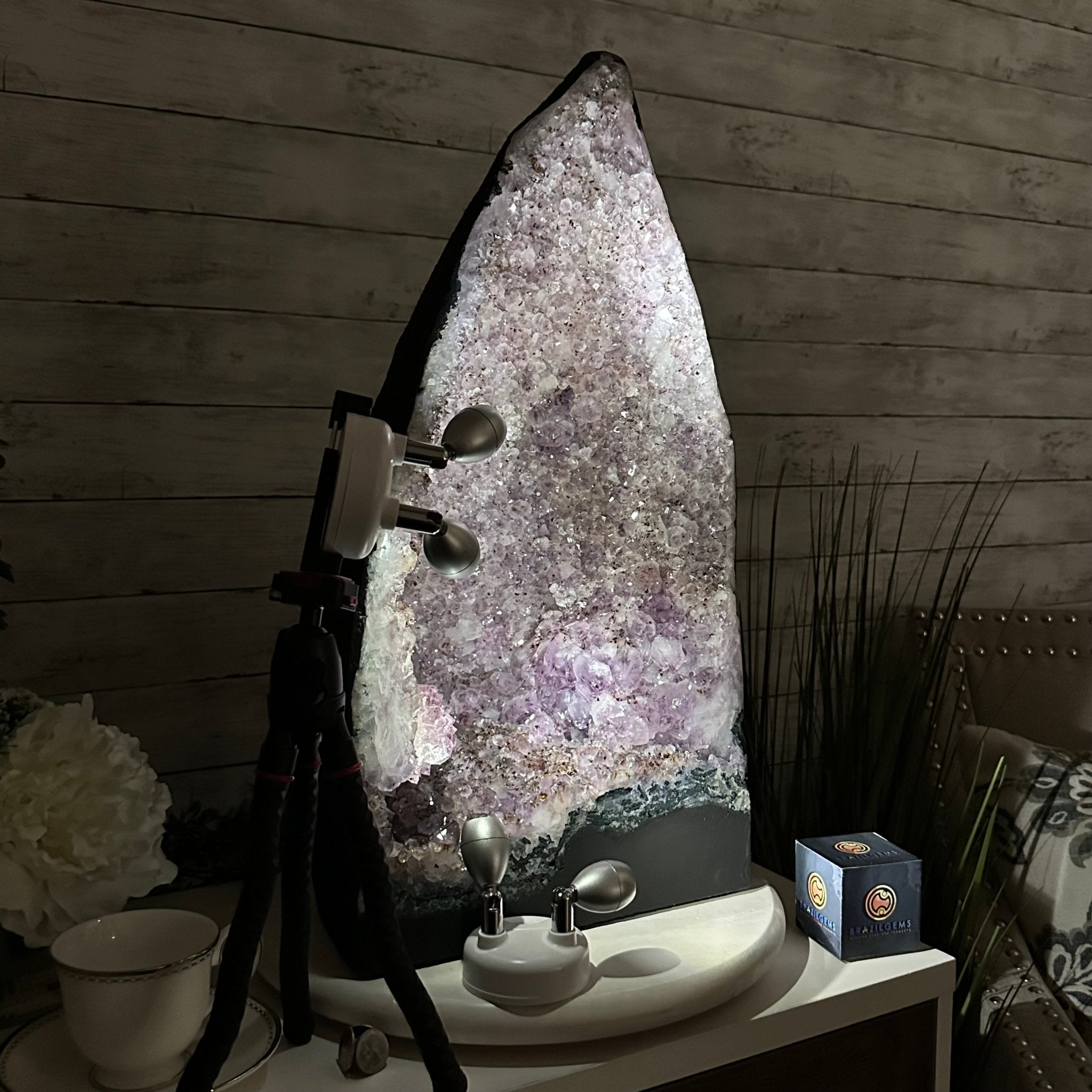 Standard Plus Quality Amethyst Cathedral, 73.5 lbs & 22.6" Tall #5601 - 1260 - Brazil GemsBrazil GemsStandard Plus Quality Amethyst Cathedral, 73.5 lbs & 22.6" Tall #5601 - 1260Cathedrals5601 - 1260