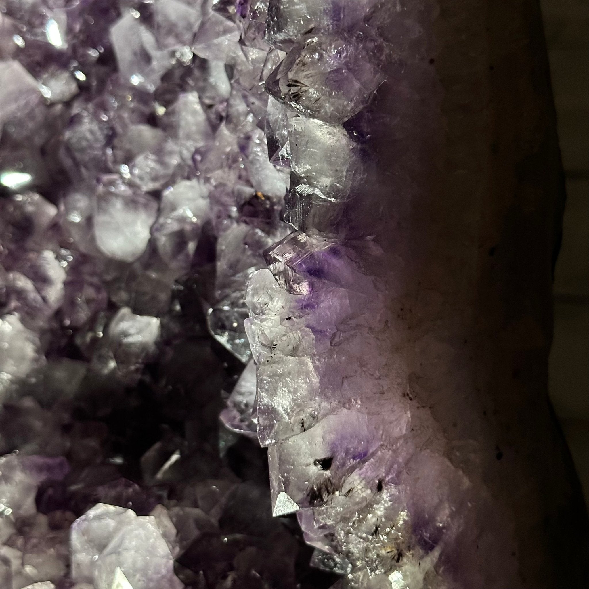 Standard Plus Quality Amethyst Crystal on Cement Base, 64.3 lbs and 22.1" Tall #5614-0096 - Brazil GemsBrazil GemsStandard Plus Quality Amethyst Crystal on Cement Base, 64.3 lbs and 22.1" Tall #5614-0096Clusters on Cement Bases5614-0096