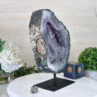 Standard Plus Quality Amethyst Crystal Slice, 10.1 lbs & 11.4" Tall #5621AM - 006 - Brazil GemsBrazil GemsStandard Plus Quality Amethyst Crystal Slice, 10.1 lbs & 11.4" Tall #5621AM - 006Slices on Fixed Bases5621AM - 006