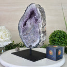 Standard Plus Quality Amethyst Crystal Slice, 10.3 lbs & 11.9" Tall #5621AM - 007 - Brazil GemsBrazil GemsStandard Plus Quality Amethyst Crystal Slice, 10.3 lbs & 11.9" Tall #5621AM - 007Slices on Fixed Bases5621AM - 007