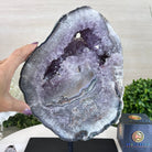 Standard Plus Quality Amethyst Crystal Slice, 10.3 lbs & 11.9" Tall #5621AM - 007 - Brazil GemsBrazil GemsStandard Plus Quality Amethyst Crystal Slice, 10.3 lbs & 11.9" Tall #5621AM - 007Slices on Fixed Bases5621AM - 007