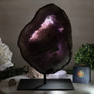 Standard Plus Quality Amethyst Crystal Slice, 10.3 lbs & 11.9" Tall #5621AM - 007 - Brazil GemsBrazil GemsStandard Plus Quality Amethyst Crystal Slice, 10.3 lbs & 11.9" Tall #5621AM - 007Slices on Fixed Bases5621AM - 007