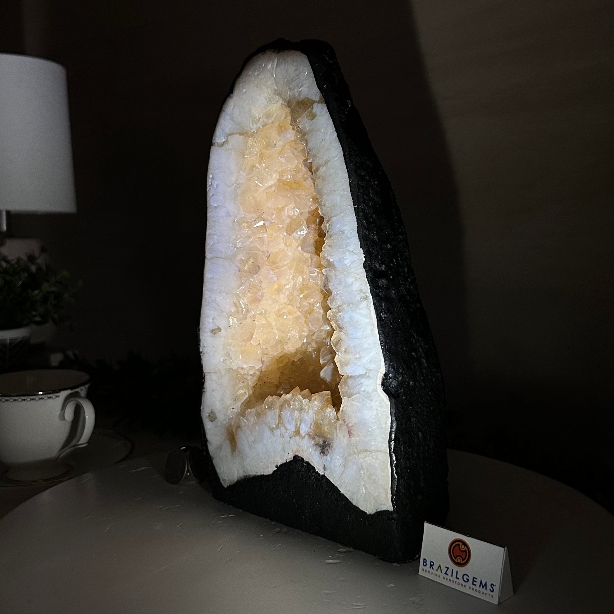 Standard Plus Quality Citrine Cathedral, 11.9 lbs & 10.9" Tall 5603 - 0353 - Brazil GemsBrazil GemsStandard Plus Quality Citrine Cathedral, 11.9 lbs & 10.9" Tall 5603 - 0353Cathedrals5603 - 0353
